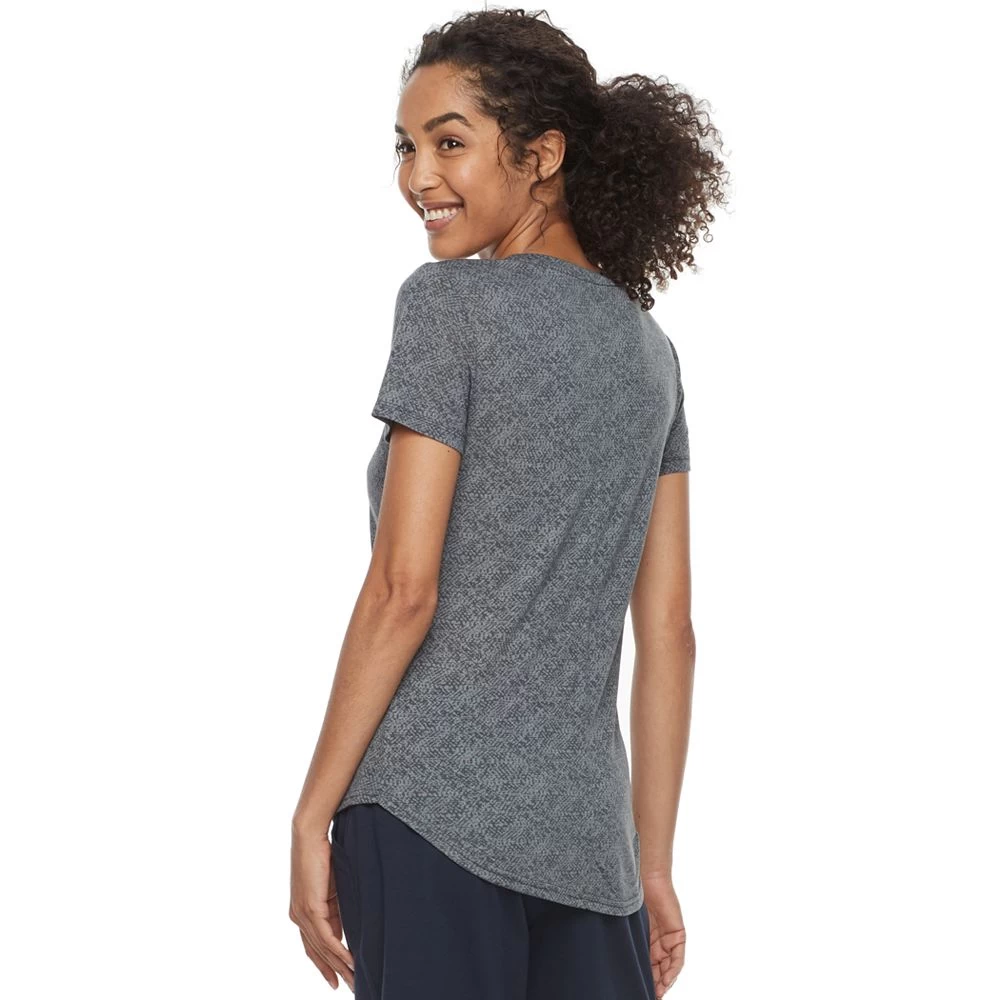 Petite Tek Gear® Moisture-Wicking V-Neck Tee 2 Petite Tek Gear® Moisture-Wicking V-Neck Tee - Image 2