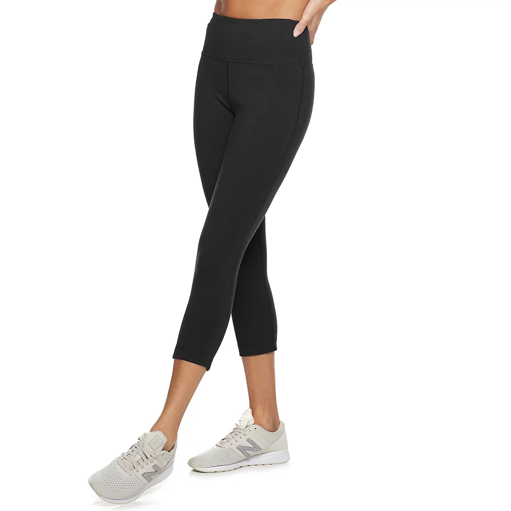 Women's Tek Gear® Essential High-Waisted Capri Leggings 1 Women's Tek Gear® Essential High-Waisted Capri Leggings