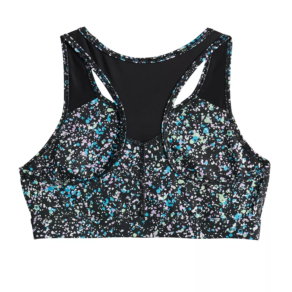 Girls 7-16 Tek Gear® Mesh Inset Sports Bra In Regular & Plus 2 Girls 7-16 Tek Gear® Mesh Inset Sports Bra In Regular & Plus - Image 2