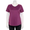 Plus Size Tek Gear® Performance Core V-Neck Tee