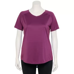 Plus Size Tek Gear® Performance Core V-Neck Tee