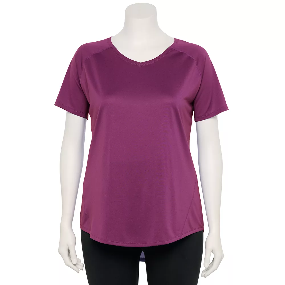 Plus Size Tek Gear® Performance Core V-Neck Tee 1 Plus Size Tek Gear® Performance Core V-Neck Tee