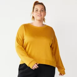 Plus Size Tek Gear® Crewneck Fleece Sweatshirt