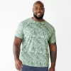Big & Tall Tek Gear® Printed Jacquard Tee
