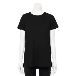Petite Tek Gear® High Slit Tunic Tee