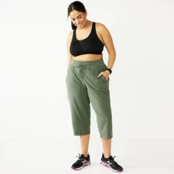 Plus Size Tek Gear® Essential Straight-Leg Capris 5 Plus Size Tek Gear® Essential Straight-Leg Capris -Fashion store 5242843 ALT9