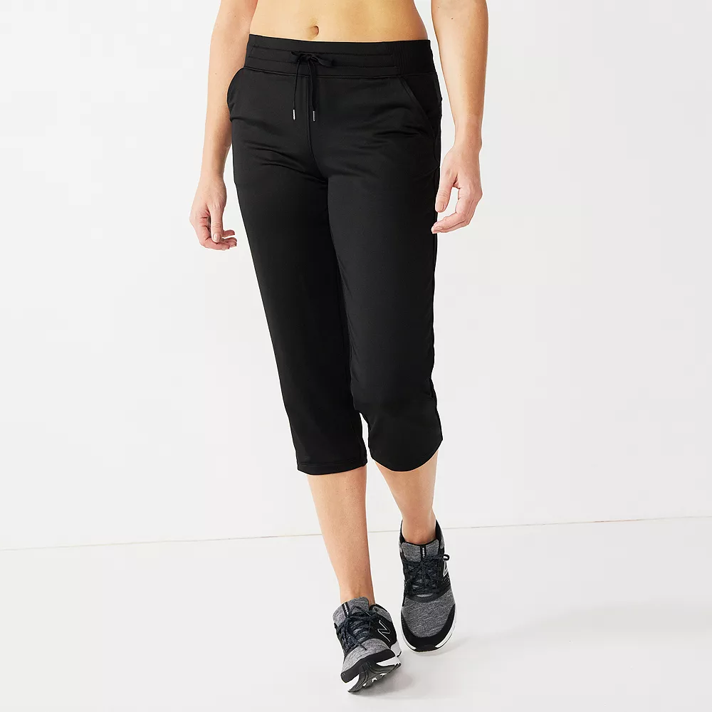 Petite Tek Gear® Weekend Straight-Leg Capris 1 Petite Tek Gear® Weekend Straight-Leg Capris