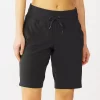 Petite Tek Gear® Essential Bermuda Shorts