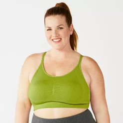 Plus Size Tek Gear® Seamless Low-Impact Sports Bra