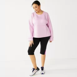 Plus Size Tek Gear® Run Popover Top -Fashion store 5481926 ALT9