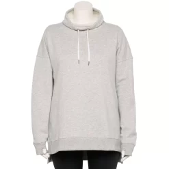 Plus Size Tek Gear® Ultrasoft Fleece Cowlneck Tunic