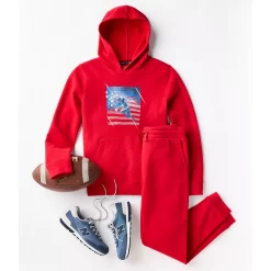 Kids 7-20 Tek Gear® Graphic Ultrasoft Fleece Hoodie In Regular & Husky -Fashion store 5534351 ALT4