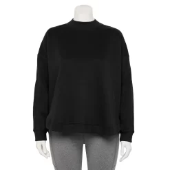 Plus Size Tek Gear® Ultrasoft Fleece Mockneck Sweatshirt