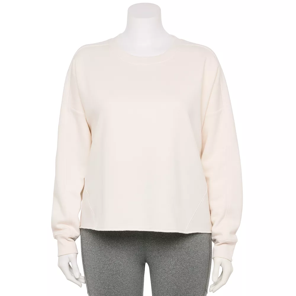 Plus Size Tek Gear® Easy Ultrasoft Fleece Crewneck Sweatshirt 1 Plus Size Tek Gear® Easy Ultrasoft Fleece Crewneck Sweatshirt