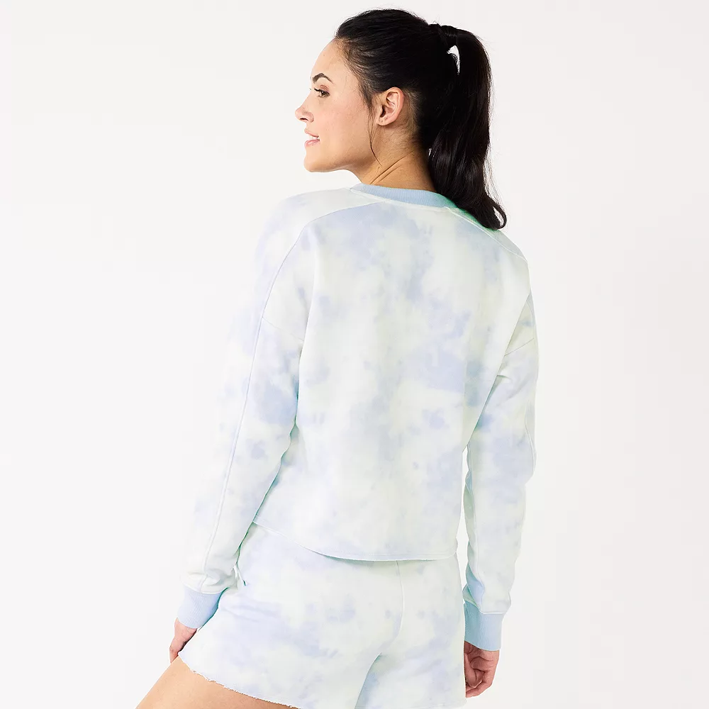 Women's Tek Gear® Ultrasoft Fleece Easy Crop Sweatshirt 2 Women's Tek Gear® Ultrasoft Fleece Easy Crop Sweatshirt - Image 2