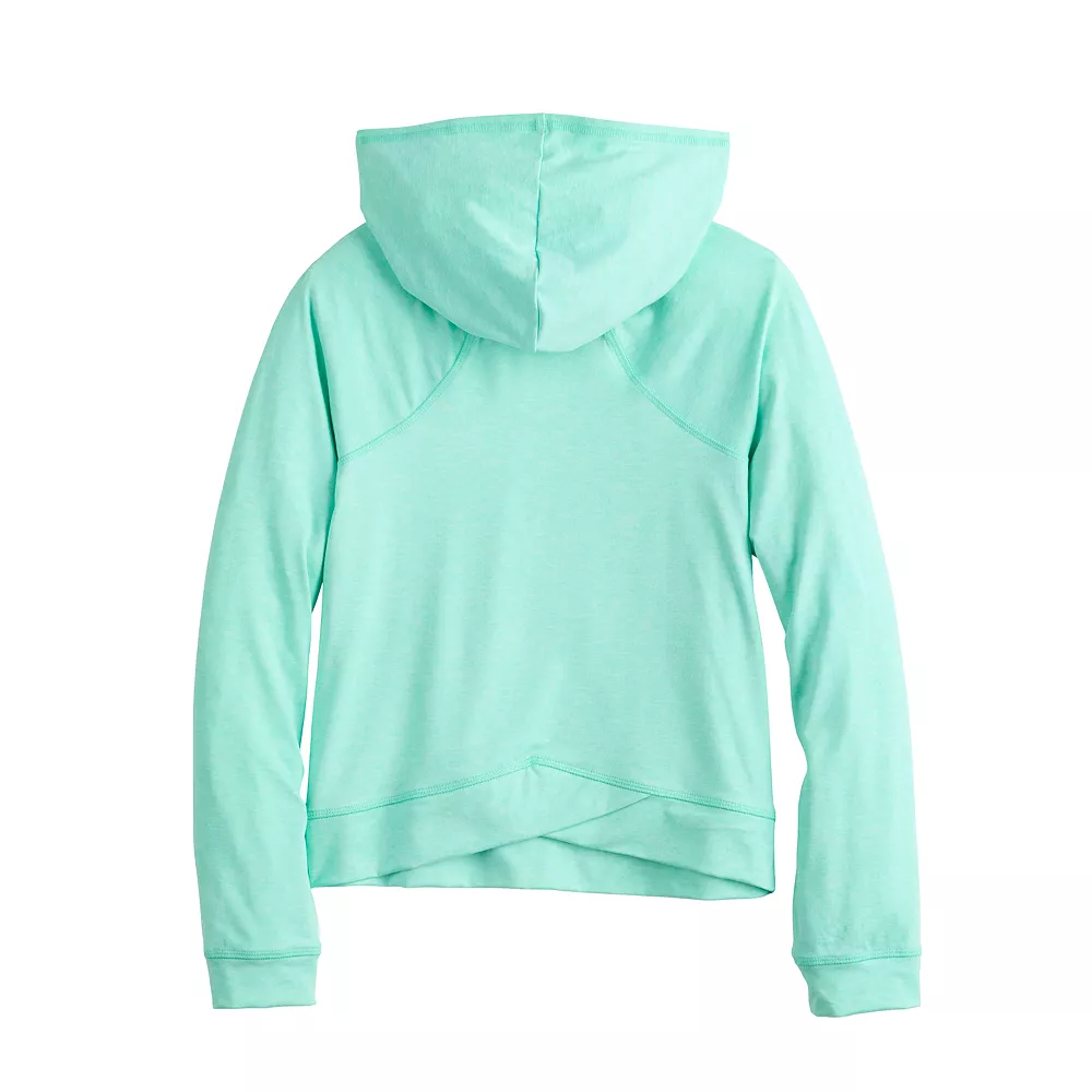 Girls 7-16 Tek Gear® Soft Tek Hoodie Tee In Regular & Plus 2 Girls 7-16 Tek Gear® Soft Tek Hoodie Tee In Regular & Plus - Image 2