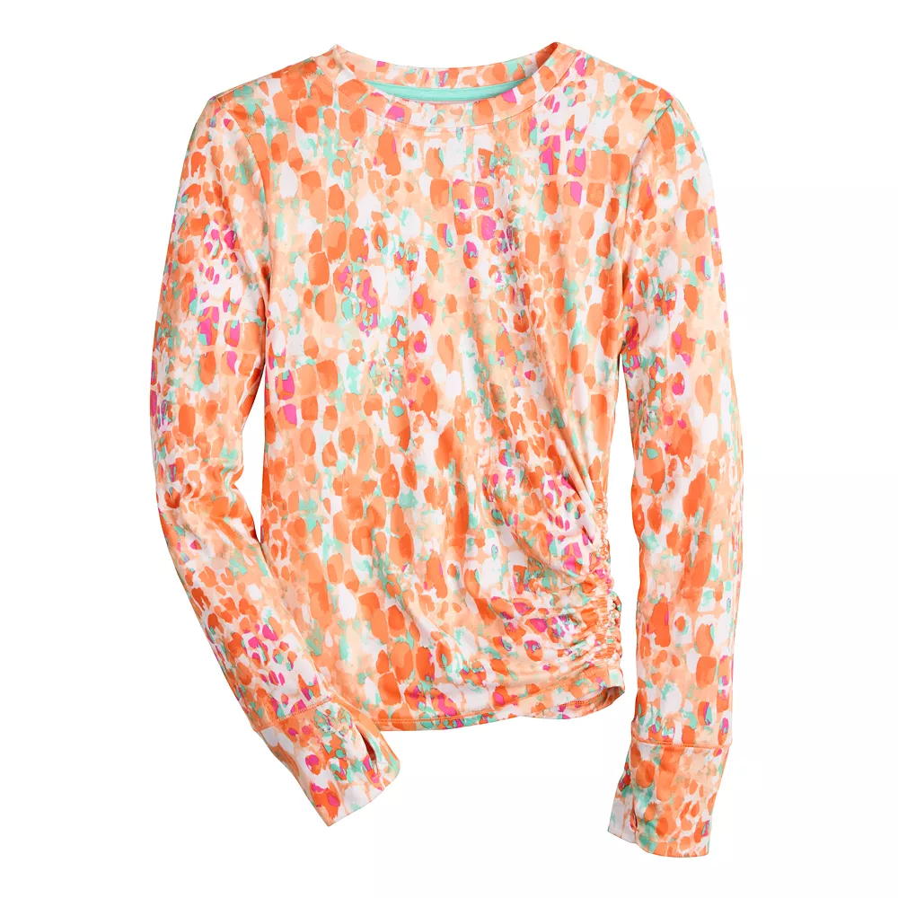 Girls 7-16 Tek Gear® Soft Tek Ruched Tee In Regular & Plus 1 Girls 7-16 Tek Gear® Soft Tek Ruched Tee In Regular & Plus