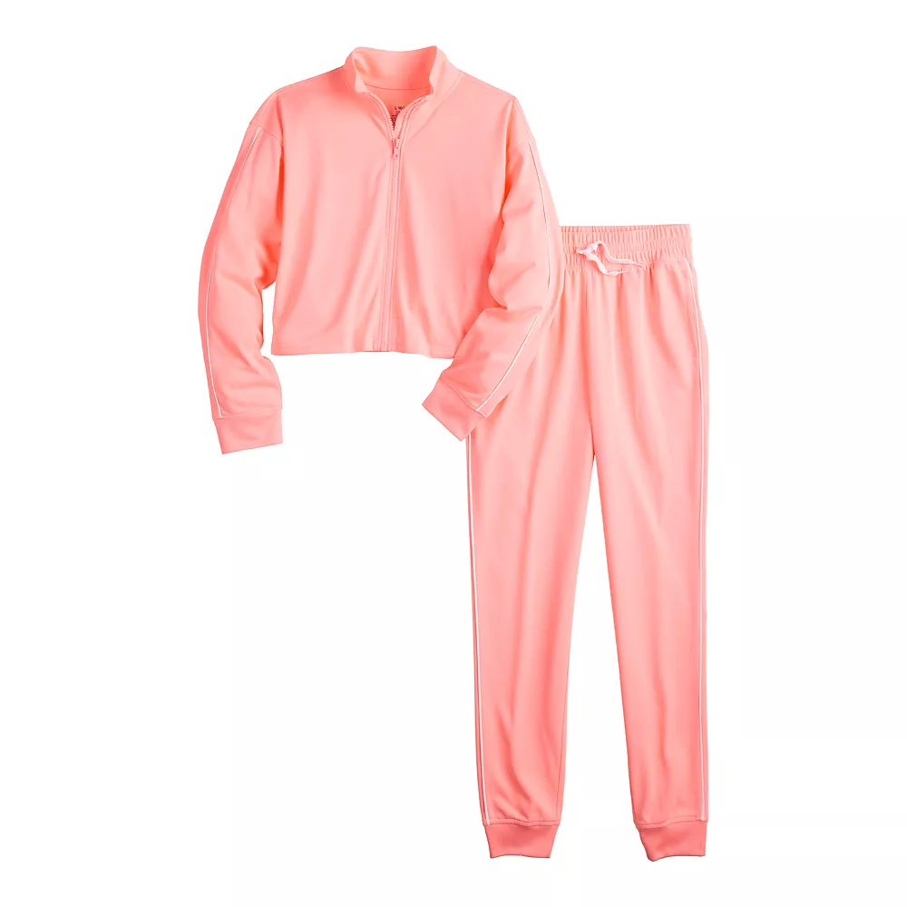 Girls 7-16 Tek Gear® Tricot Tracksuit Set 1 Girls 7-16 Tek Gear® Tricot Tracksuit Set