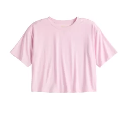Women's Tek Gear® Crop Easy Tee 5 Women's Tek Gear® Crop Easy Tee -Fashion store 5575182 ALT2