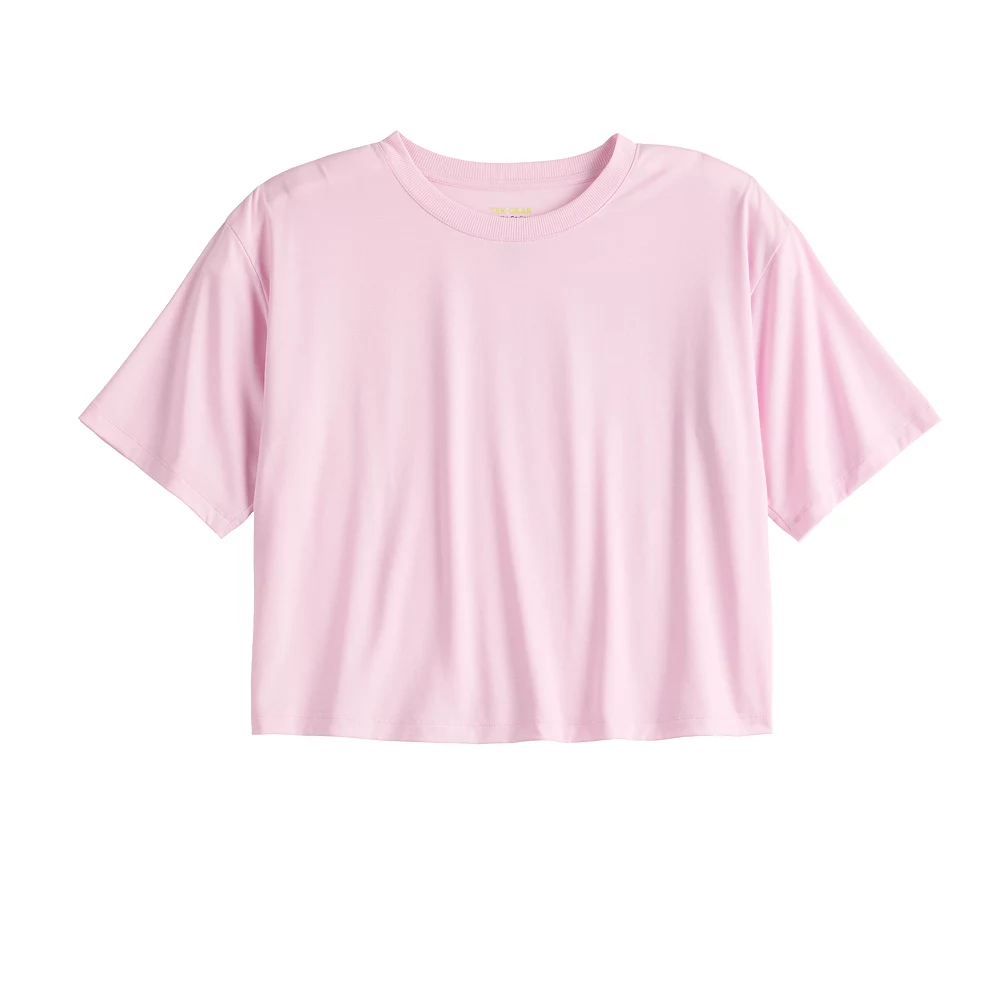 Women's Tek Gear® Crop Easy Tee 3 Women's Tek Gear® Crop Easy Tee - Image 3
