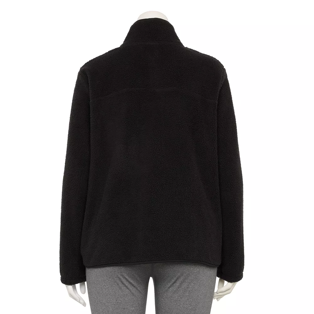 Women's Tek Gear® 1/4-Zip Sherpa Top 2 Women's Tek Gear® 1/4-Zip Sherpa Top - Image 2