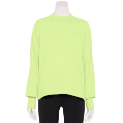 Women's Tek Gear® Stretch Fleece Mockneck Sweatshirt