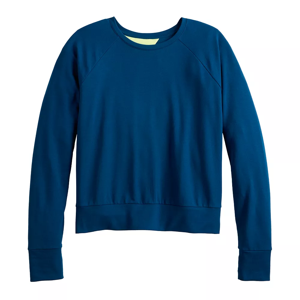 Women's Tek Gear® Keyhole Back Long-Sleeve Tee 3 Women's Tek Gear® Keyhole Back Long-Sleeve Tee - Image 3