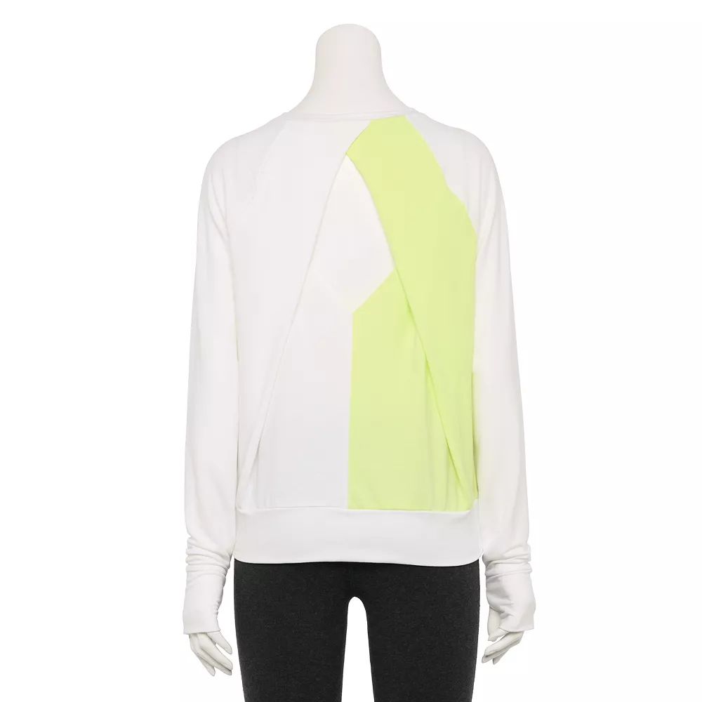 Women's Tek Gear® Keyhole Back Long-Sleeve Tee 4 Women's Tek Gear® Keyhole Back Long-Sleeve Tee - Image 4