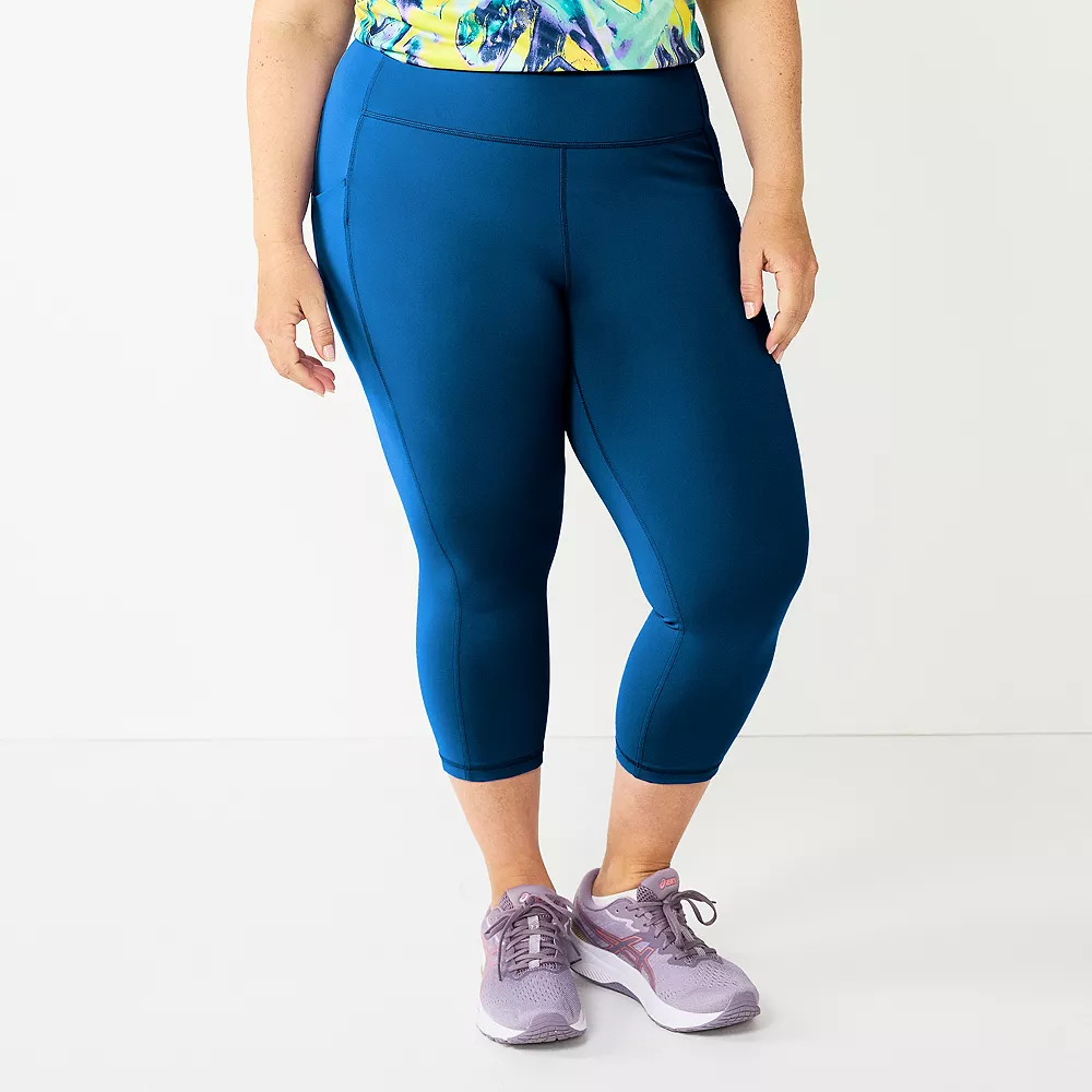 Plus Size Tek Gear® Ultrastretch Pocket High-Waisted Capri Leggings 1 Plus Size Tek Gear® Ultrastretch Pocket High-Waisted Capri Leggings