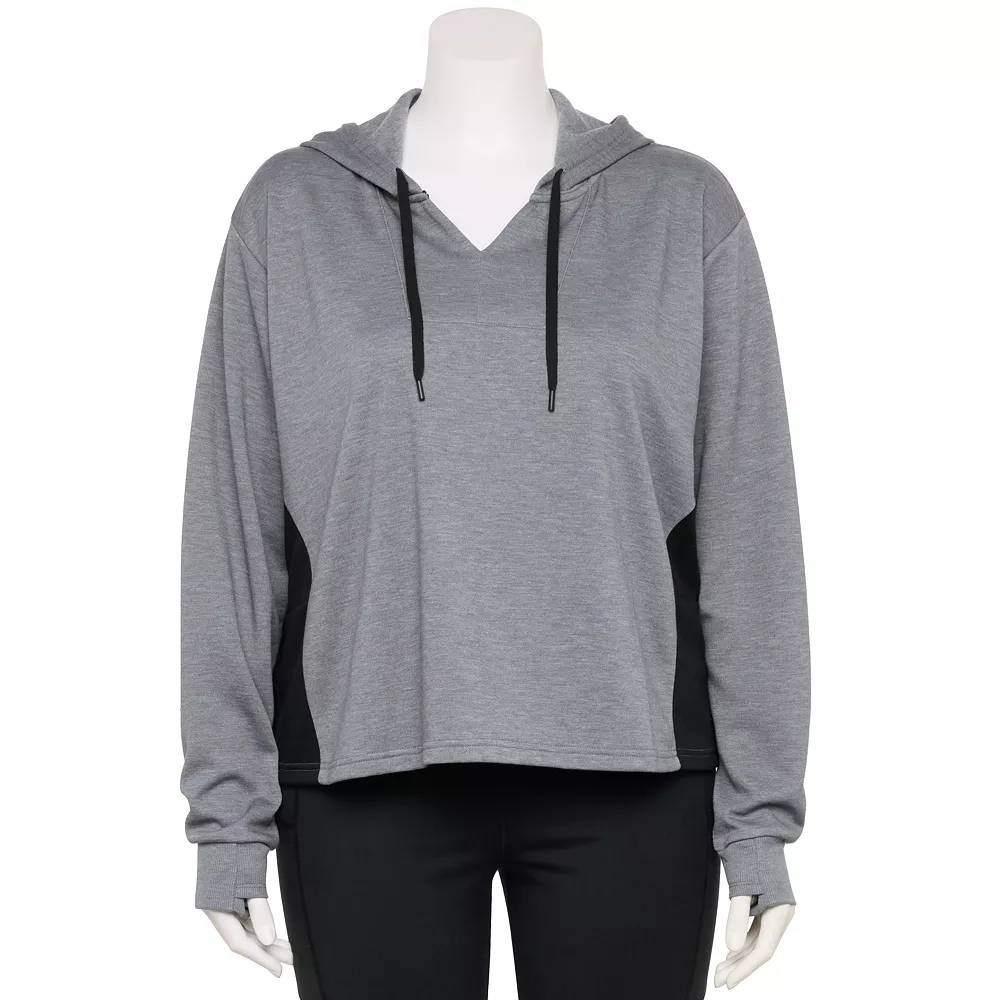 Plus Size Tek Gear® Stretch Fleece Hoodie 1 Plus Size Tek Gear® Stretch Fleece Hoodie
