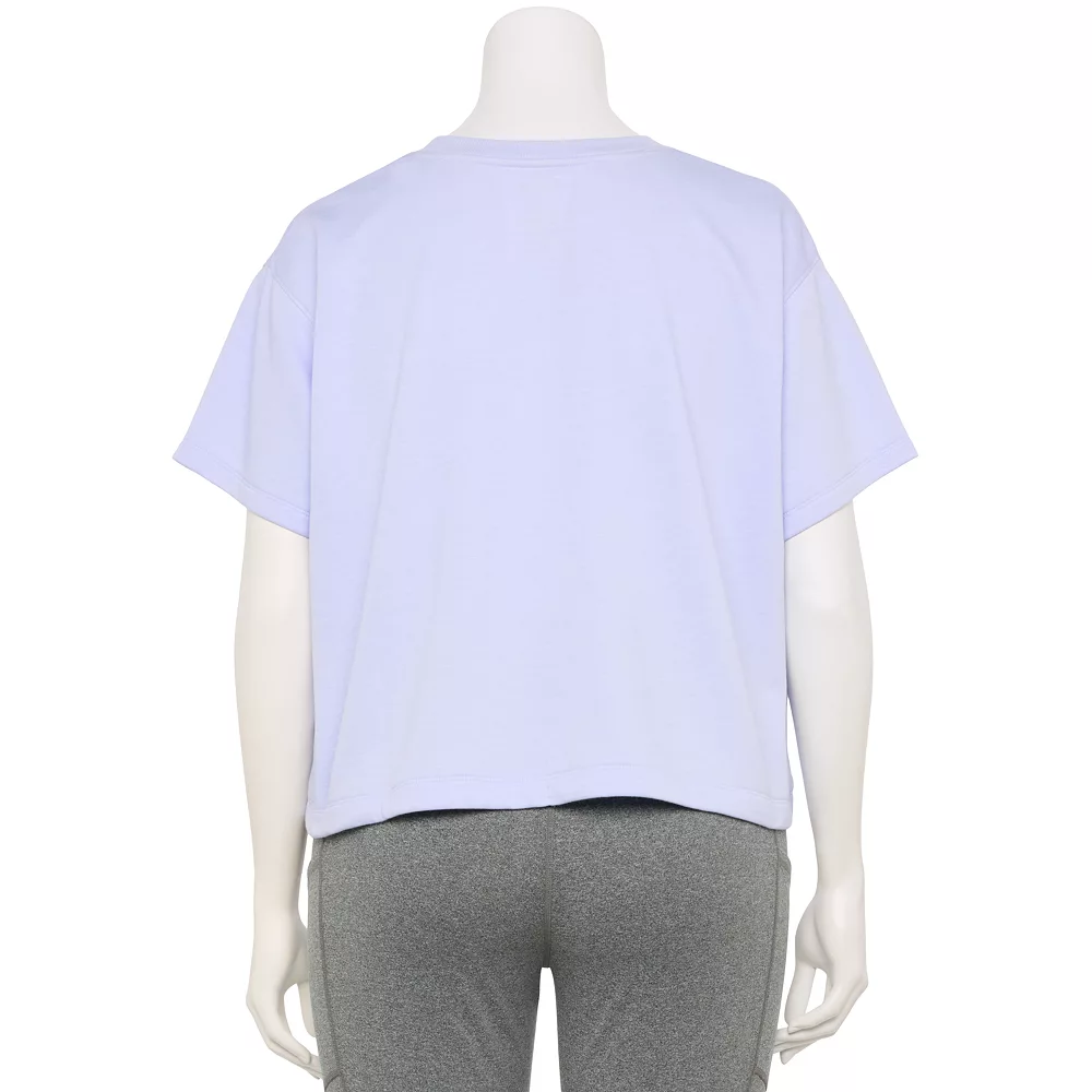 Plus Size Tek Gear® Stretch Fleece Cinched-Waist Top 2 Plus Size Tek Gear® Stretch Fleece Cinched-Waist Top - Image 2