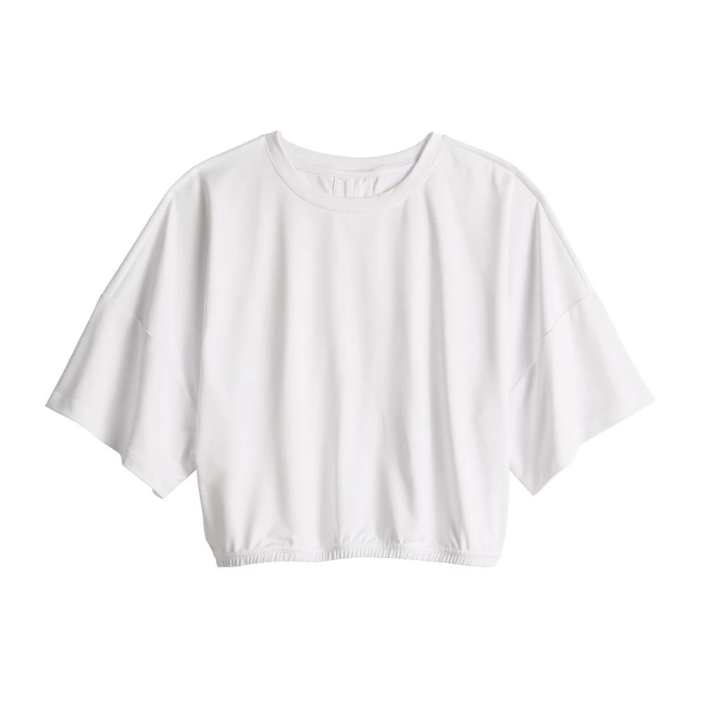 Women's Tek Gear® Open-Back Crop Tee 3 Women's Tek Gear® Open-Back Crop Tee - Image 3