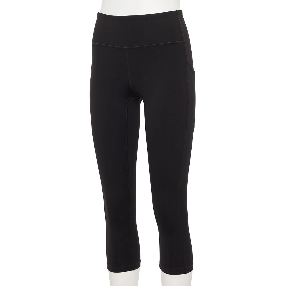 Petite Tek Gear® Ultrastretch Pocket High-Waisted Capri Leggings 1 Petite Tek Gear® Ultrastretch Pocket High-Waisted Capri Leggings