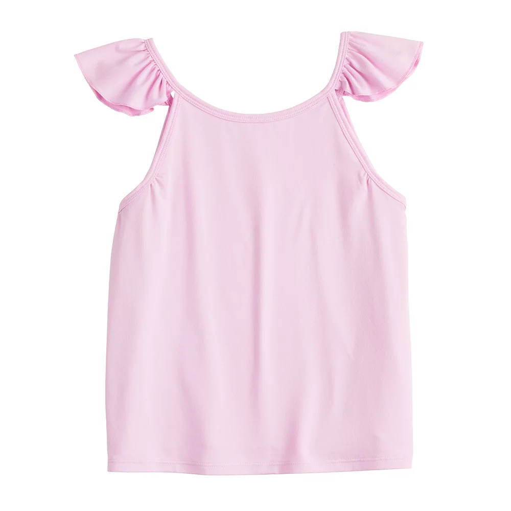 Girls 7-16 Tek Gear® Soft Tek Ruffle Tank In Regular & Plus 1 Girls 7-16 Tek Gear® Soft Tek Ruffle Tank In Regular & Plus