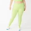 Plus Size Tek Gear® Core High-Waisted Running Leggings