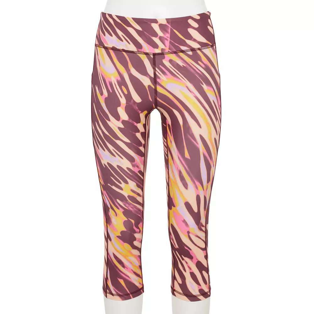 Petite Tek Gear® Ultrastretch Pocket High-Waisted Capri Leggings 1 Petite Tek Gear® Ultrastretch Pocket High-Waisted Capri Leggings